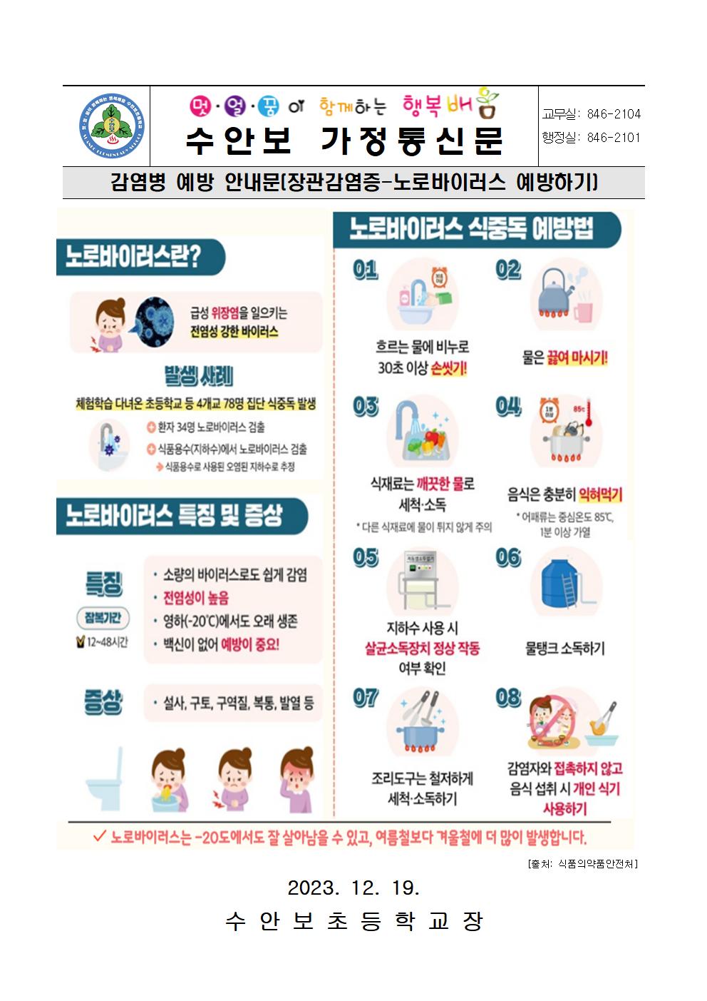 12월-감염병 예방안내문(장관 감염증-노로바이러스 예방하기)-231219