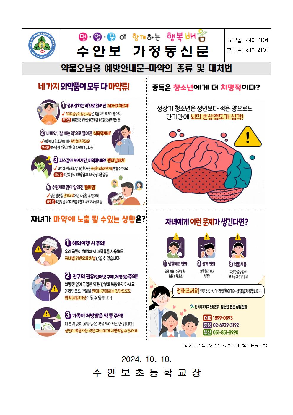 10월-약물오남용 예방안내문-마약의 종류 및 대처법(241018)001